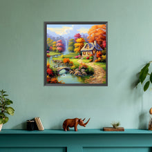 Load image into Gallery viewer, Diamond Painting - Full Round - garden house (30*30CM)