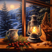 Load image into Gallery viewer, Diamond Painting - Full Round - warm oil lamp (30*30CM)