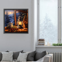 Load image into Gallery viewer, Diamond Painting - Full Round - warm oil lamp (30*30CM)