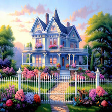 Load image into Gallery viewer, Diamond Painting - Full Round - garden house (30*30CM)