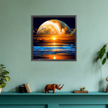 Load image into Gallery viewer, Diamond Painting - Full Round - Moonlight by the sea (30*30CM)