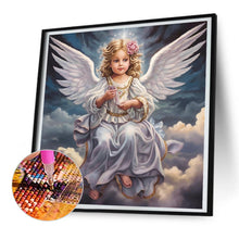 Load image into Gallery viewer, Diamond Painting - Full Round - angel girl (30*30CM)
