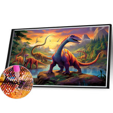 Load image into Gallery viewer, Diamond Painting - Full Round - Dinosaur Park (40*30CM)