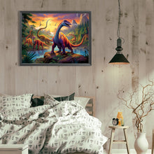 Load image into Gallery viewer, Diamond Painting - Full Round - Dinosaur Park (40*30CM)