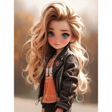 Load image into Gallery viewer, Diamond Painting - Full Round - sweet girl (30*40CM)