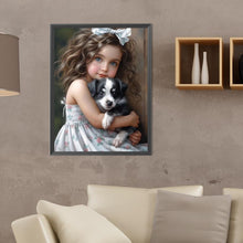 Load image into Gallery viewer, Diamond Painting - Full Round - sweet girl (30*40CM)
