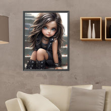 Load image into Gallery viewer, Diamond Painting - Full Round - sweet girl (30*40CM)