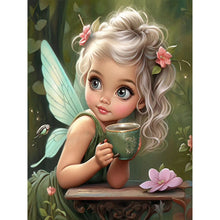 Load image into Gallery viewer, Diamond Painting - Full Round - sweet girl (30*40CM)