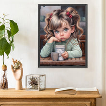 Load image into Gallery viewer, Diamond Painting - Full Round - sweet girl (30*40CM)