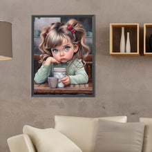 Load image into Gallery viewer, Diamond Painting - Full Round - sweet girl (30*40CM)