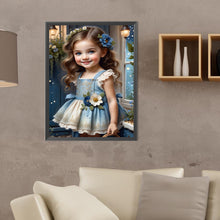 Load image into Gallery viewer, Diamond Painting - Full Round - sweet girl (30*40CM)