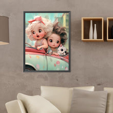 Load image into Gallery viewer, Diamond Painting - Full Round - sweet girl (30*40CM)