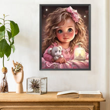 Load image into Gallery viewer, Diamond Painting - Full Round - sweet girl (30*40CM)