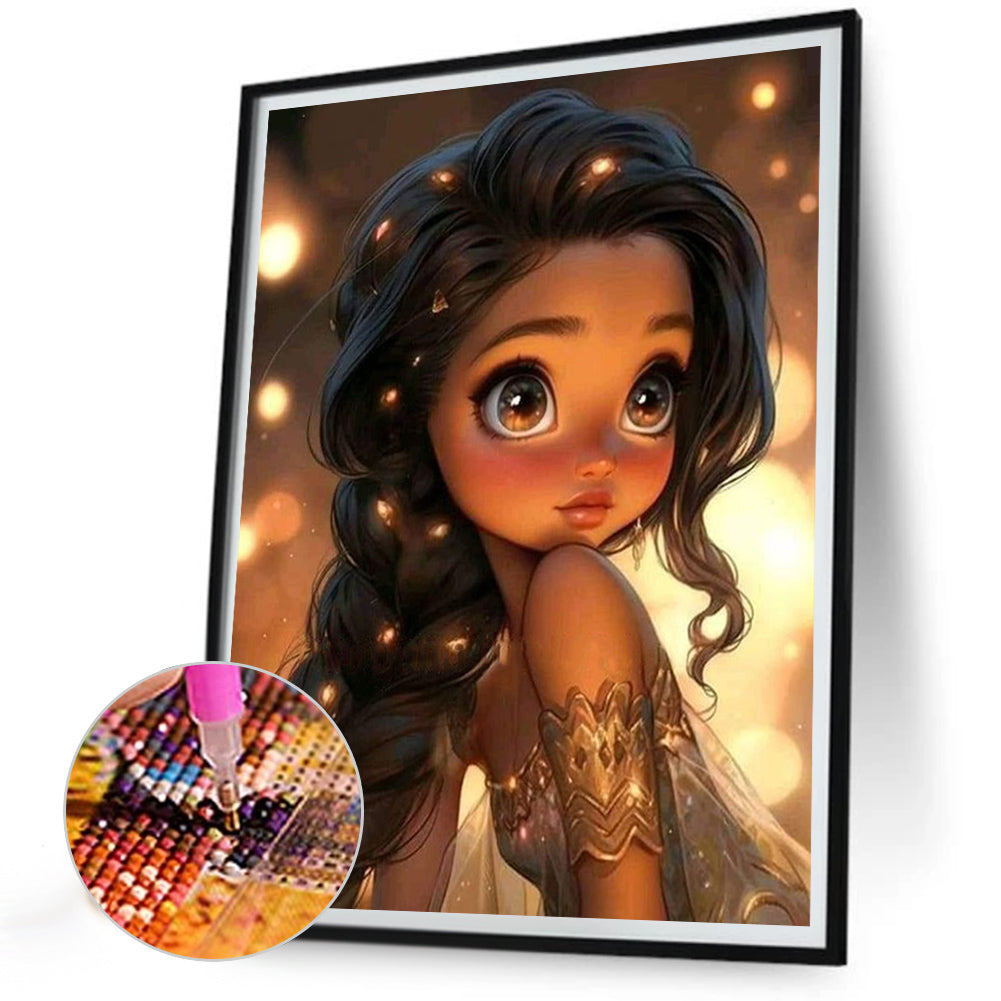 Diamond Painting - Full Round - sweet girl (30*40CM)