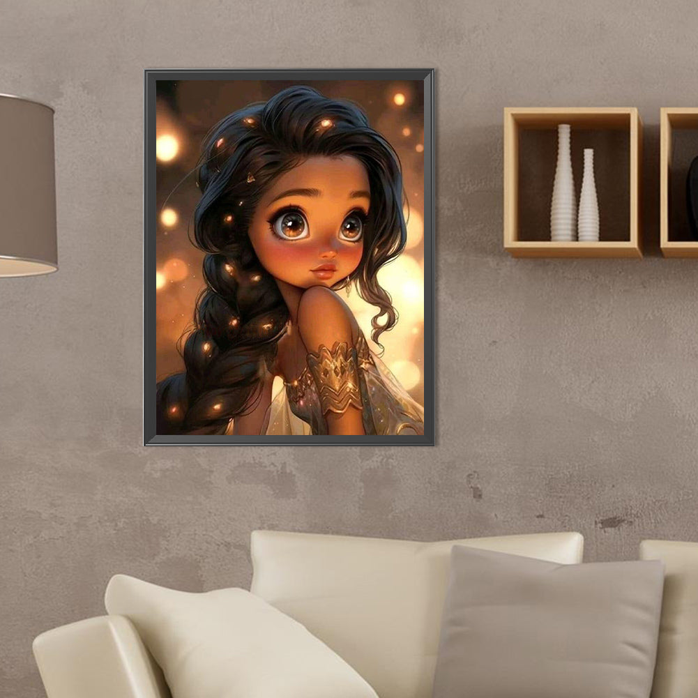 Diamond Painting - Full Round - sweet girl (30*40CM)