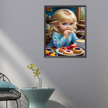 Load image into Gallery viewer, Diamond Painting - Full Round - sweet girl (40*50CM)
