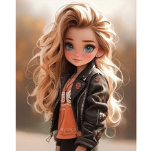 Load image into Gallery viewer, Diamond Painting - Full Round - sweet girl (40*50CM)
