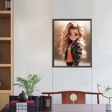 Load image into Gallery viewer, Diamond Painting - Full Round - sweet girl (40*50CM)
