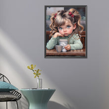 Load image into Gallery viewer, Diamond Painting - Full Round - sweet girl (40*50CM)