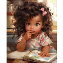 Load image into Gallery viewer, Diamond Painting - Full Round - sweet girl (40*50CM)