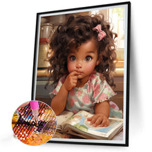Load image into Gallery viewer, Diamond Painting - Full Round - sweet girl (40*50CM)