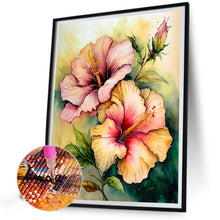 Load image into Gallery viewer, Diamond Painting - Full Square - hibiscus flower (30*40CM)