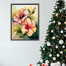 Load image into Gallery viewer, Diamond Painting - Full Square - hibiscus flower (30*40CM)