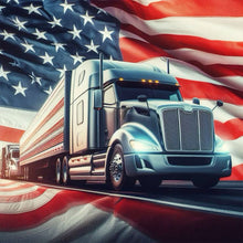 Load image into Gallery viewer, Diamond Painting - Full Round - American flag (30*30CM)