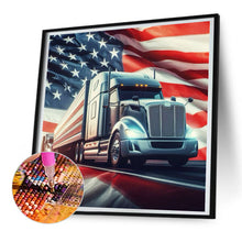 Load image into Gallery viewer, Diamond Painting - Full Round - American flag (30*30CM)
