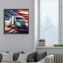 Load image into Gallery viewer, Diamond Painting - Full Round - American flag (30*30CM)