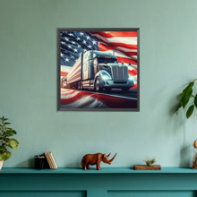 Load image into Gallery viewer, Diamond Painting - Full Round - American flag (30*30CM)