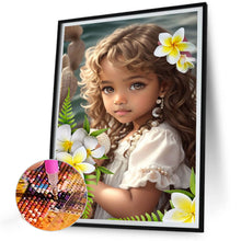 Load image into Gallery viewer, Diamond Painting - Full Round - little girl (30*40CM)