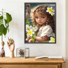 Load image into Gallery viewer, Diamond Painting - Full Round - little girl (30*40CM)