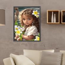 Load image into Gallery viewer, Diamond Painting - Full Round - little girl (30*40CM)
