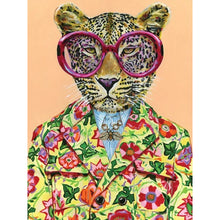 Load image into Gallery viewer, Diamond Painting - Full Round - Anthropomorphic leopard (30*40CM)
