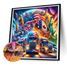 Load image into Gallery viewer, Diamond Painting - Full Round - American elements collection (30*30CM)