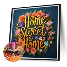 Load image into Gallery viewer, Diamond Painting - Full Round - sweet family calligraphy and painting (30*30CM)