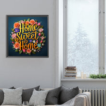 Load image into Gallery viewer, Diamond Painting - Full Round - sweet family calligraphy and painting (30*30CM)