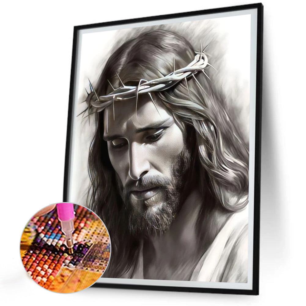 Diamond Painting - Full Round - Jesus (30*40CM)