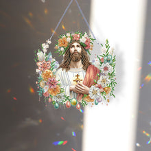 Load image into Gallery viewer, Acrylic Jesus Easter Egg Single-Sided 5D DIY Diamond Painting Hanging Pendant
