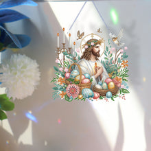 Load image into Gallery viewer, Acrylic Jesus Easter Egg Single-Sided 5D DIY Diamond Painting Hanging Pendant