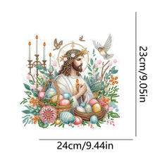Load image into Gallery viewer, Acrylic Jesus Easter Egg Single-Sided 5D DIY Diamond Painting Hanging Pendant