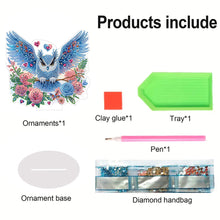 Load image into Gallery viewer, Acrylic Owl Diamond Painting Tabletop Ornament for Home Office Desktop Decor