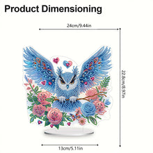 Load image into Gallery viewer, Acrylic Owl Diamond Painting Tabletop Ornament for Home Office Desktop Decor