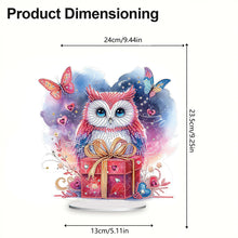 Load image into Gallery viewer, Acrylic Owl Diamond Painting Tabletop Ornament for Home Office Desktop Decor