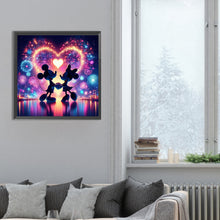 Load image into Gallery viewer, Diamond Painting - Full Round - Mickey Mouse silhouette (30*30CM)