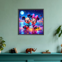 Load image into Gallery viewer, Diamond Painting - Full Round - Mickey Mouse silhouette (30*30CM)