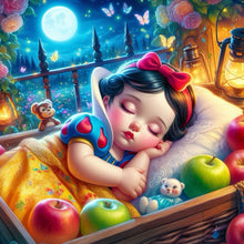 Load image into Gallery viewer, Diamond Painting - Full Round - sleeping snow white (30*30CM)