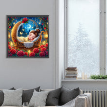 Load image into Gallery viewer, Diamond Painting - Full Round - sleeping princess belle (30*30CM)