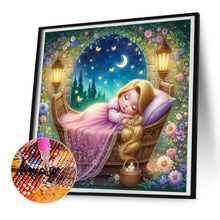 Load image into Gallery viewer, Diamond Painting - Full Round - sleeping rapunzel (30*30CM)